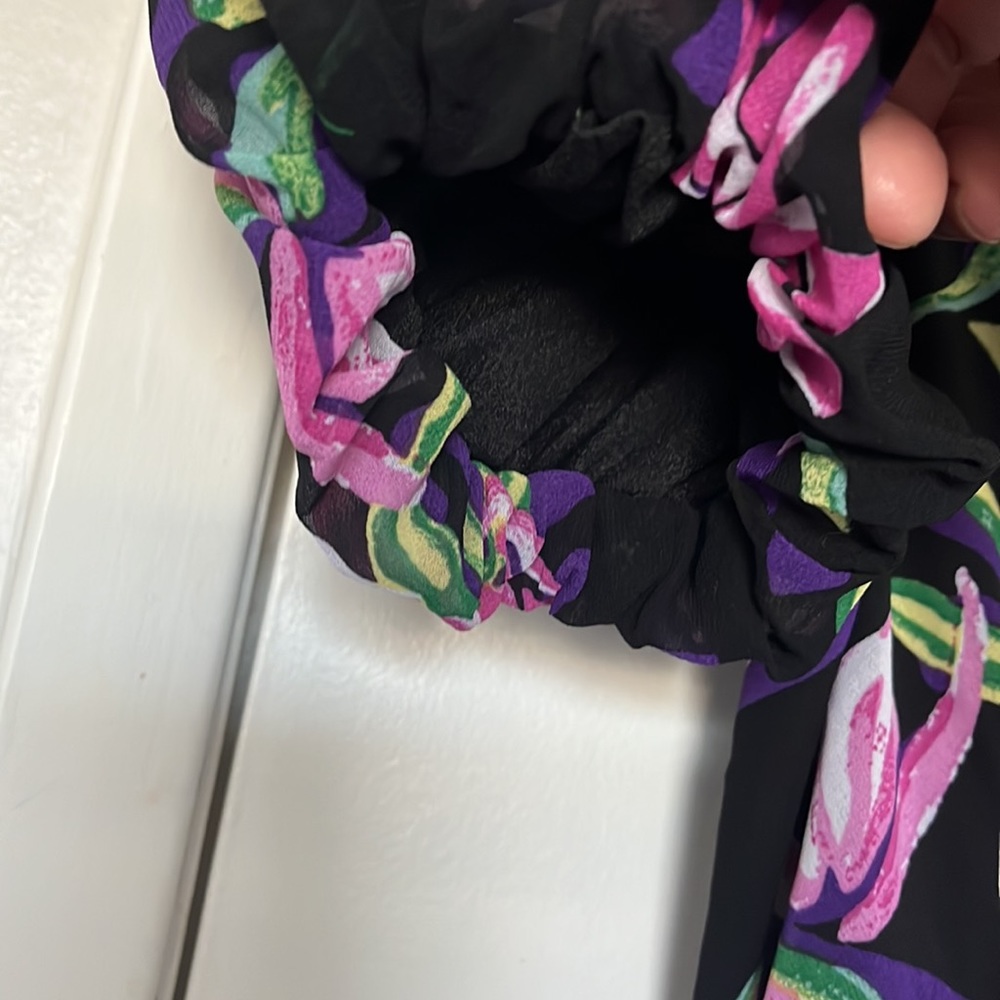 WAYF Floral Ruffle layered maxi dress - Picture 4 of 7